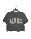 Bible Verse Crop Tee