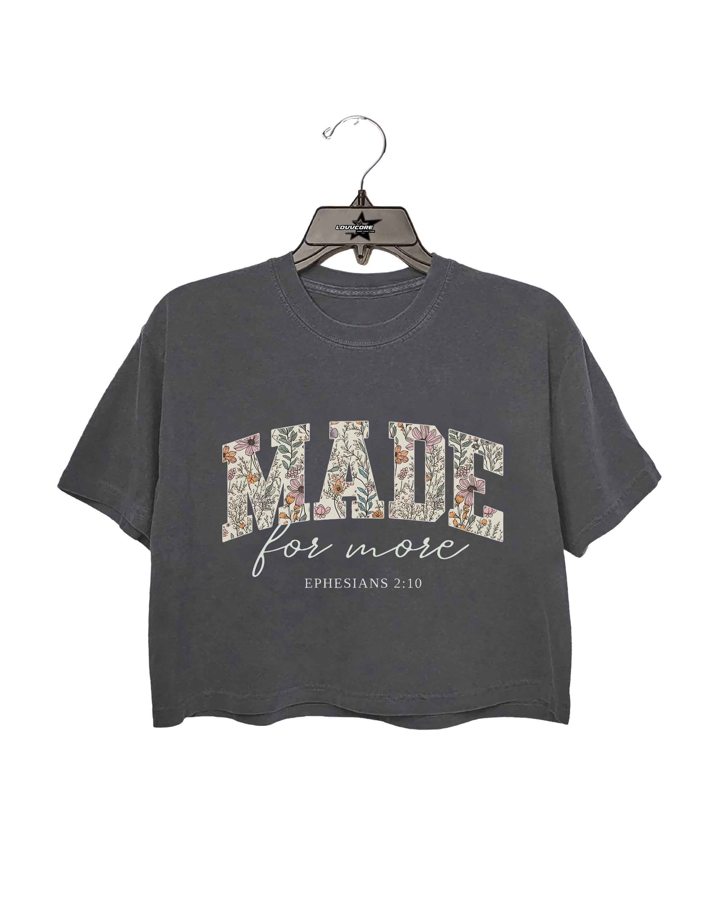 Bible Verse Crop Tee