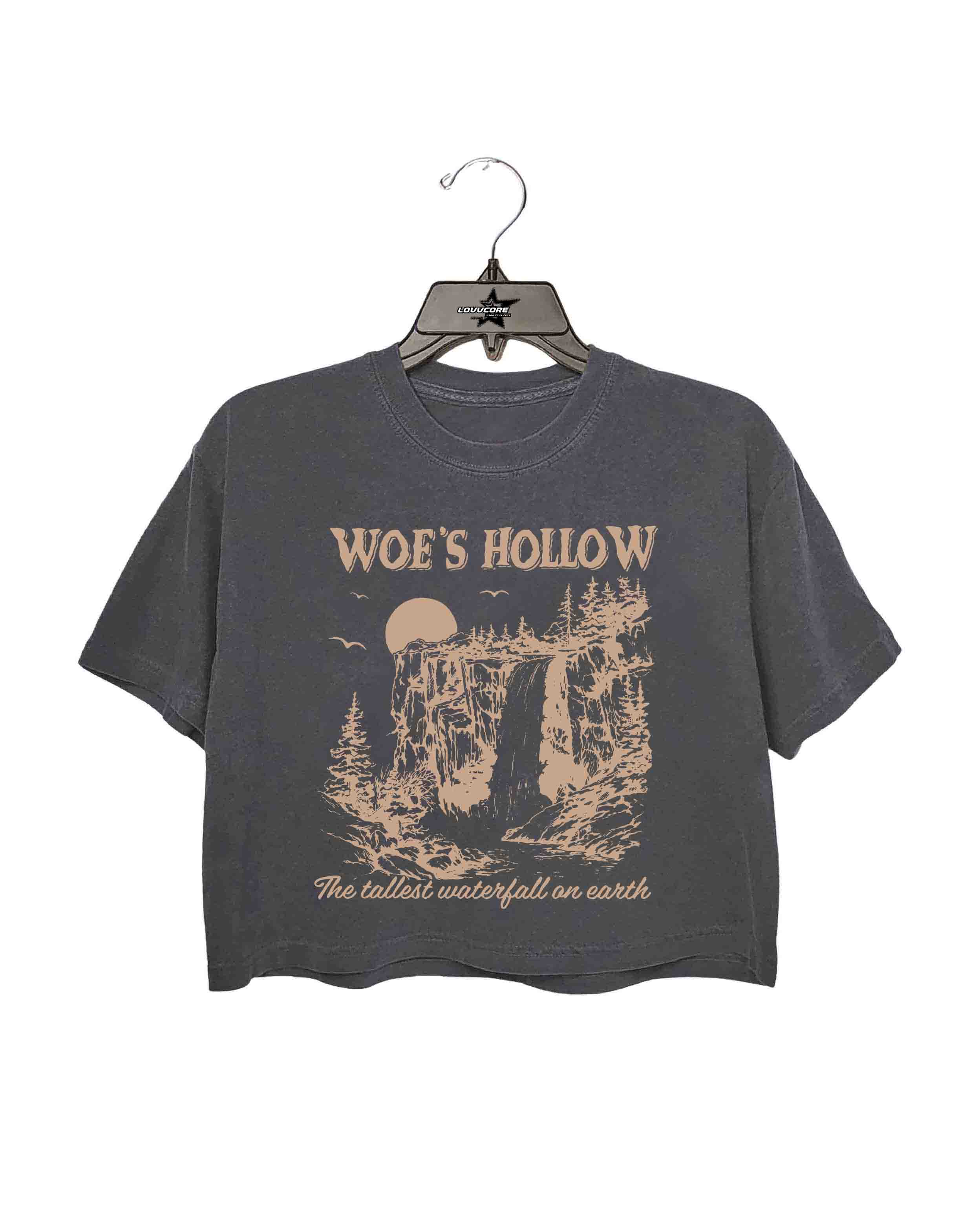 Woe's Hollow Severance Dieter Eagan Crop Tee