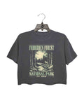 Forbidden Forest Wizarding School Bookish Crop Tee