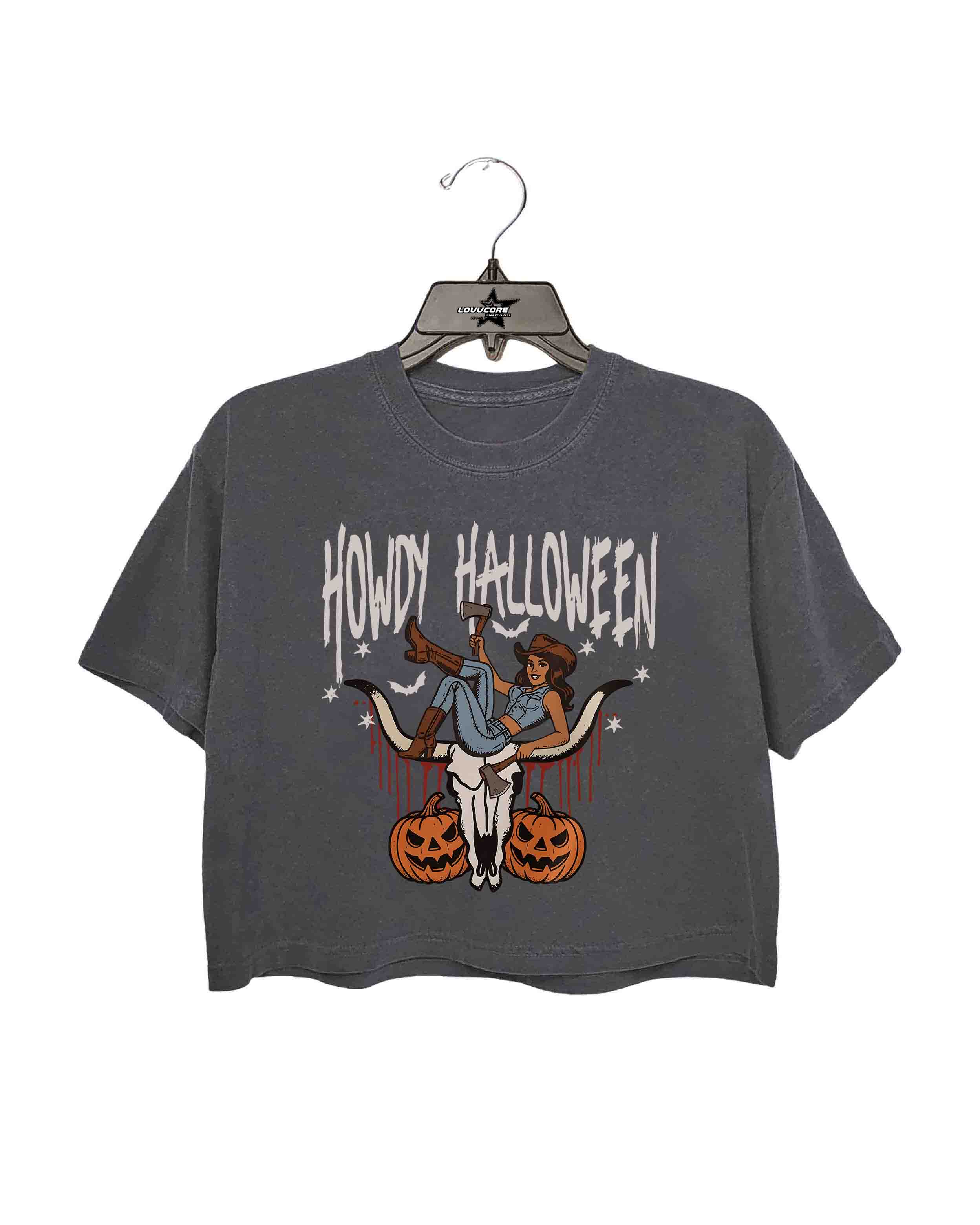 Cowgirl Halloween Cute Western Crop Tee