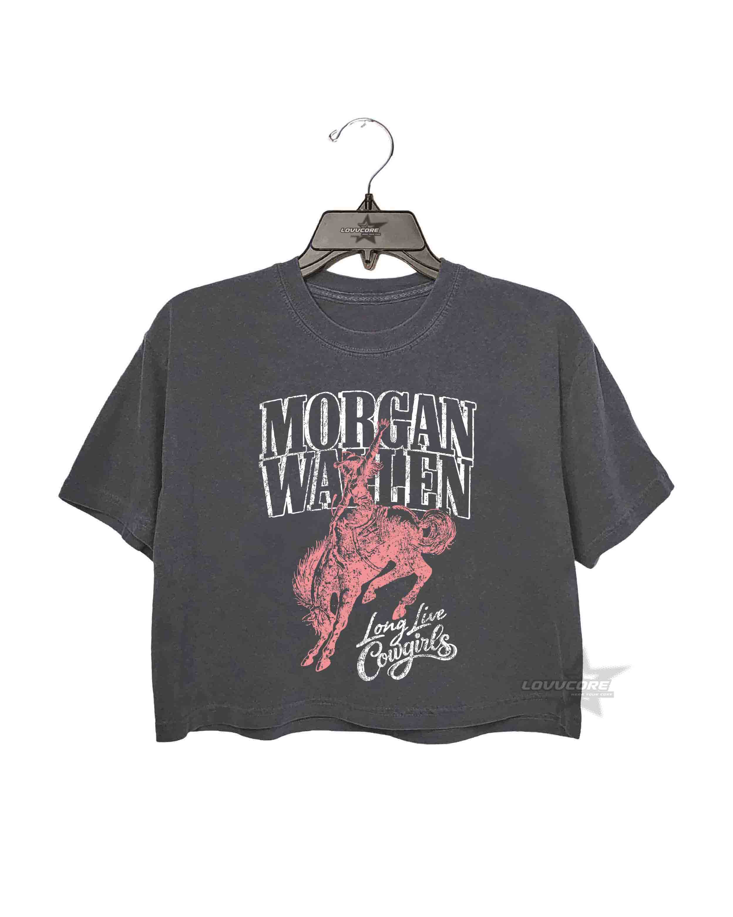 Wallen Long Live Cowgirls Crop Tee