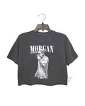 Wallen Smocking Country Music Crop Tee