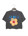 Aloha Hawaii Crop Tee