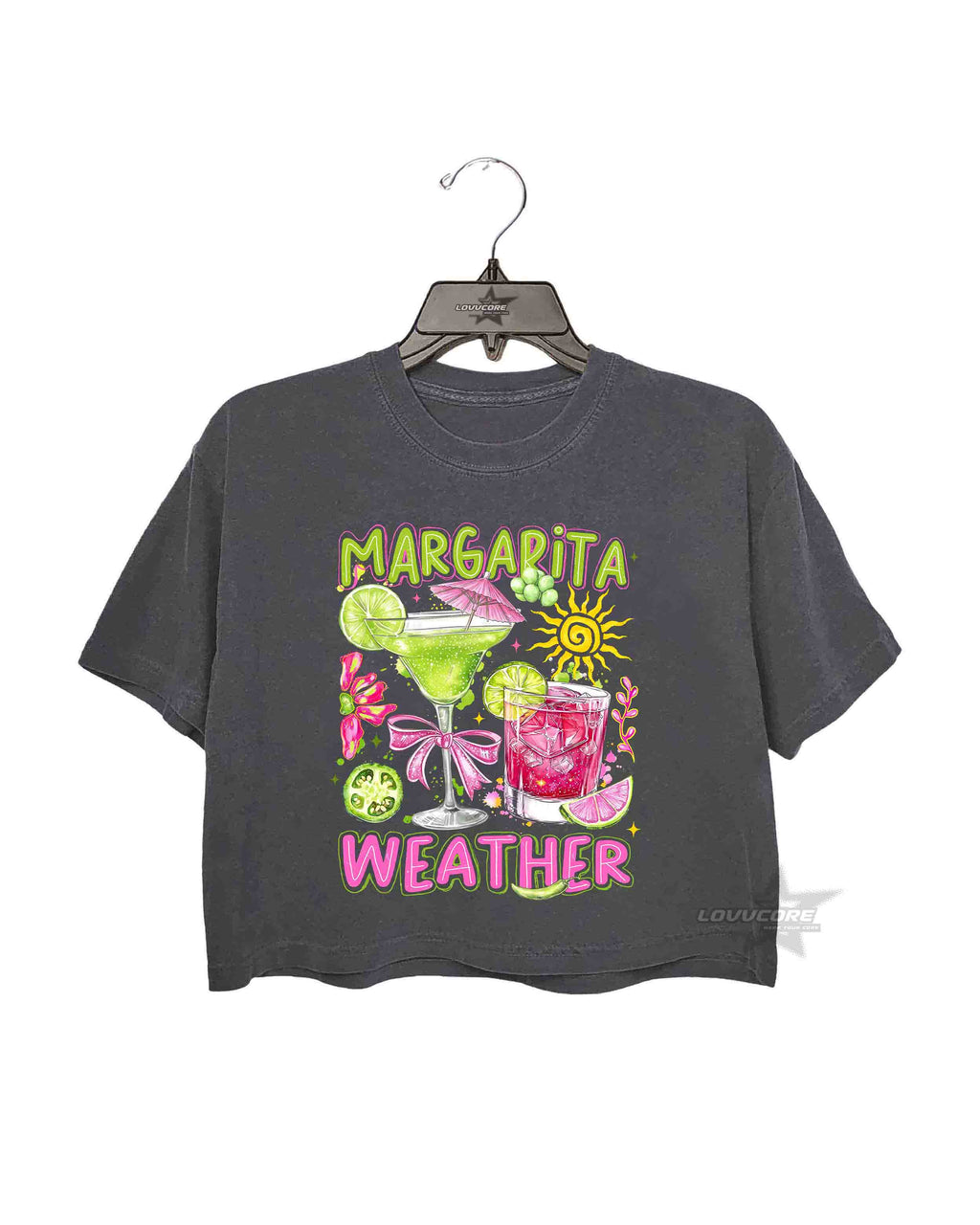 Summer Margarita Weather Crop Tee