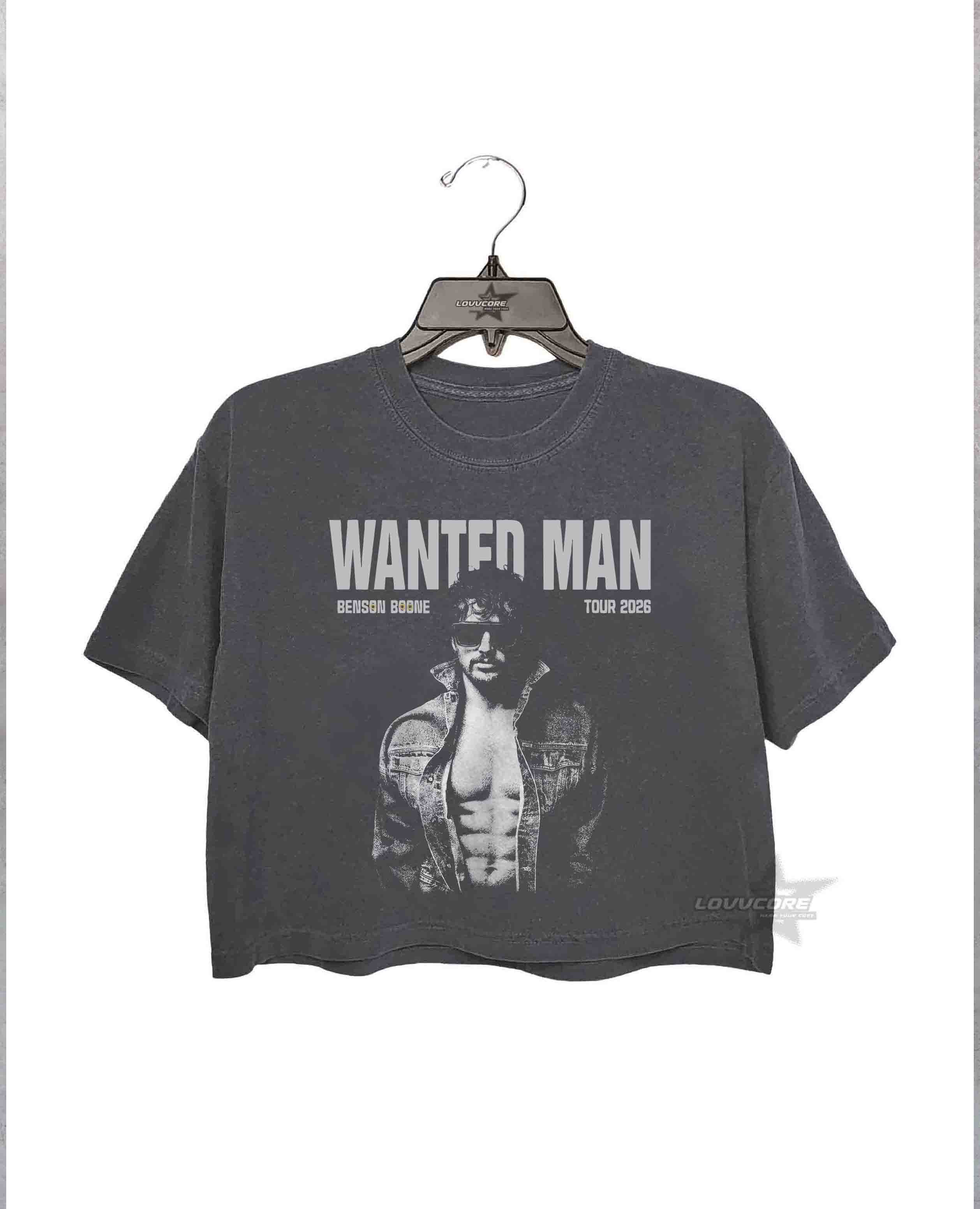 BB Wanted Man Tour 2026 Crop Tee
