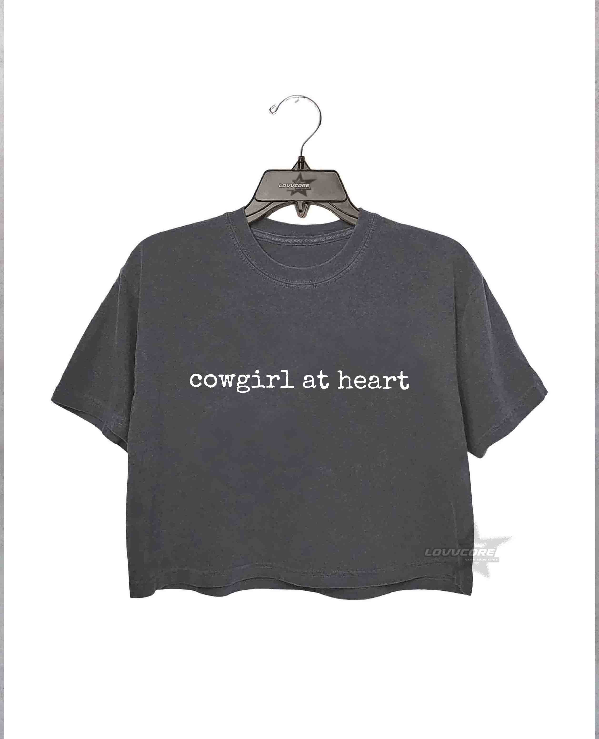 Cowgirl At Heart Western Crop Tee