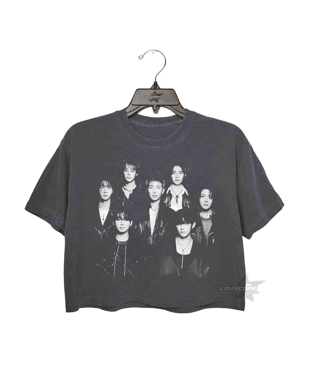 Bangtan Sonyeondan Graphic Crop Tee
