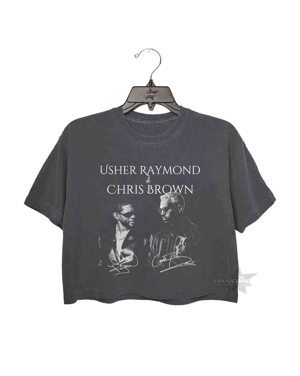 Usher Raymond & Chris Brown Crop Tee