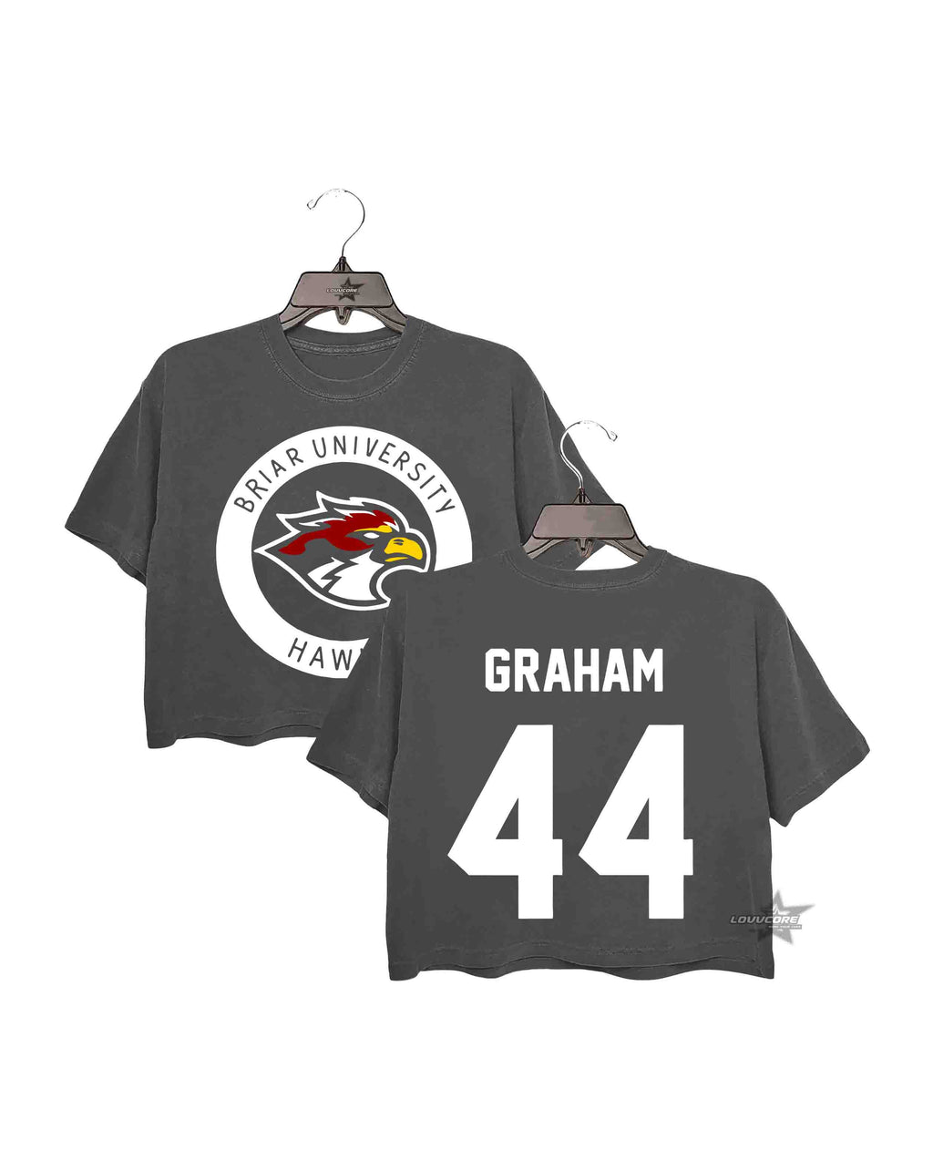 Briar U Graham Hockey Romance Crop Tee