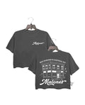 Malone's Bar Off Campus Two-sided Crop Tee