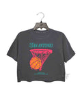 San Antonio Basketball Streetwear Crop Tee