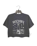 Victor Wembanyama San Antonio Basketball Vintage Crop Tee