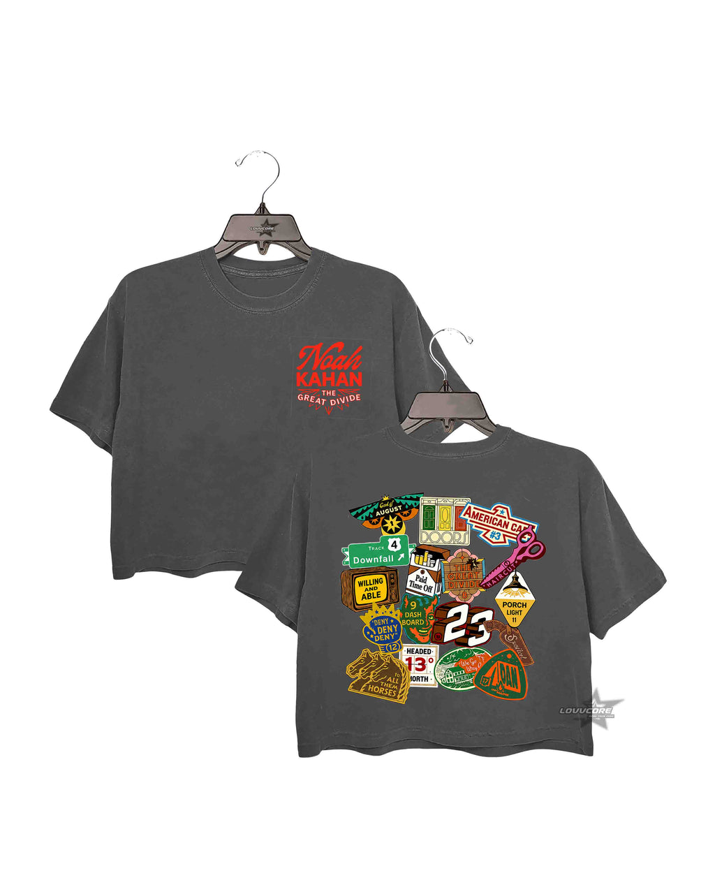 Indie Folk Porch Light On Crop Tee