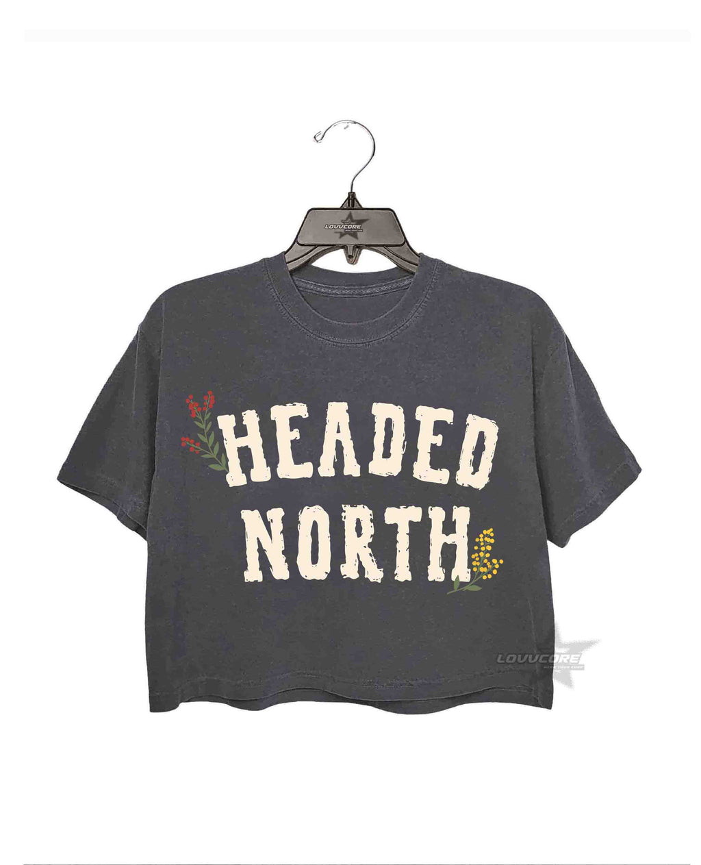 Headed North The Great Divide Crop Tee