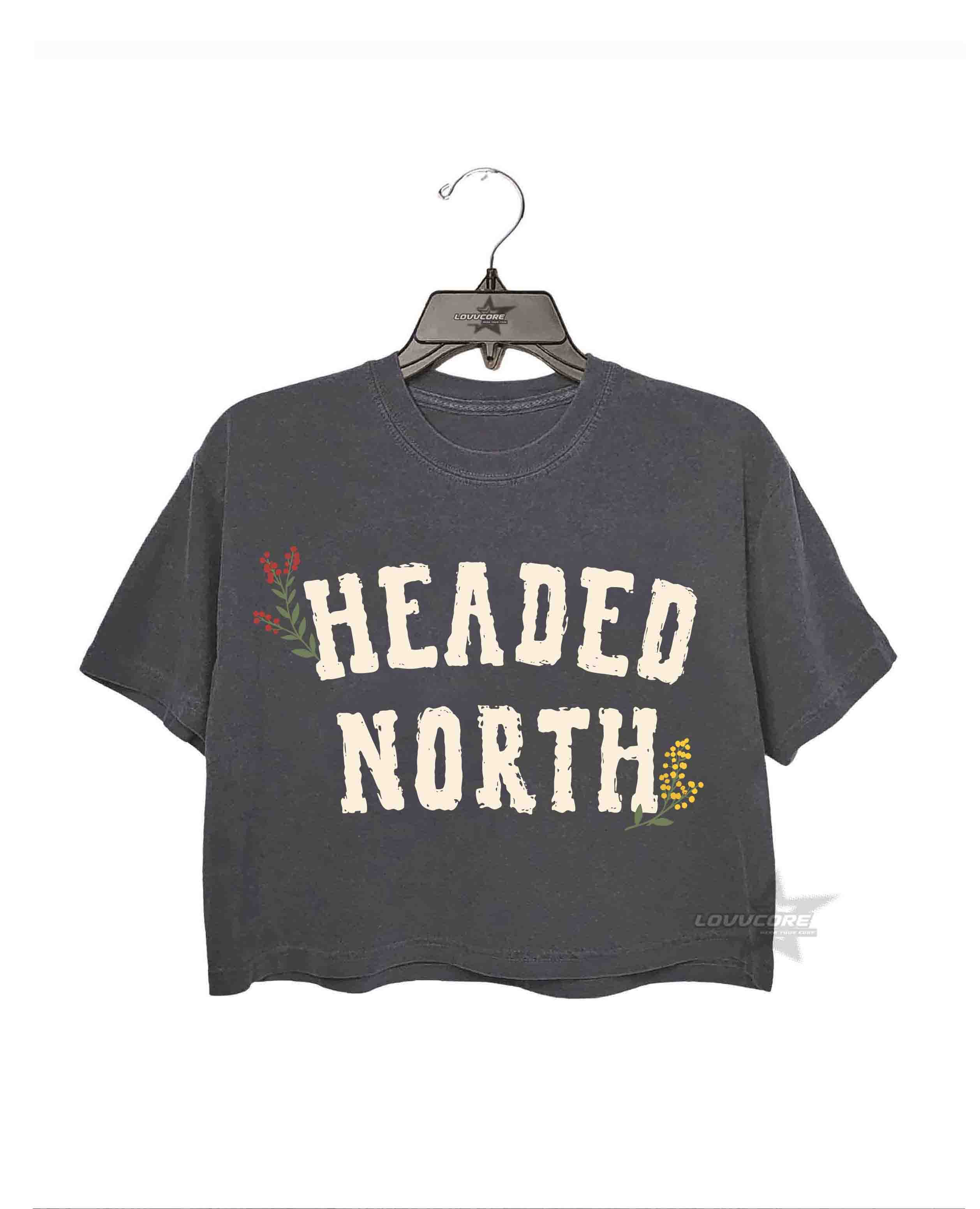 Headed North The Great Divide Crop Tee