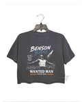 Vintage Style Wanred Man Music Tour Crop Tee
