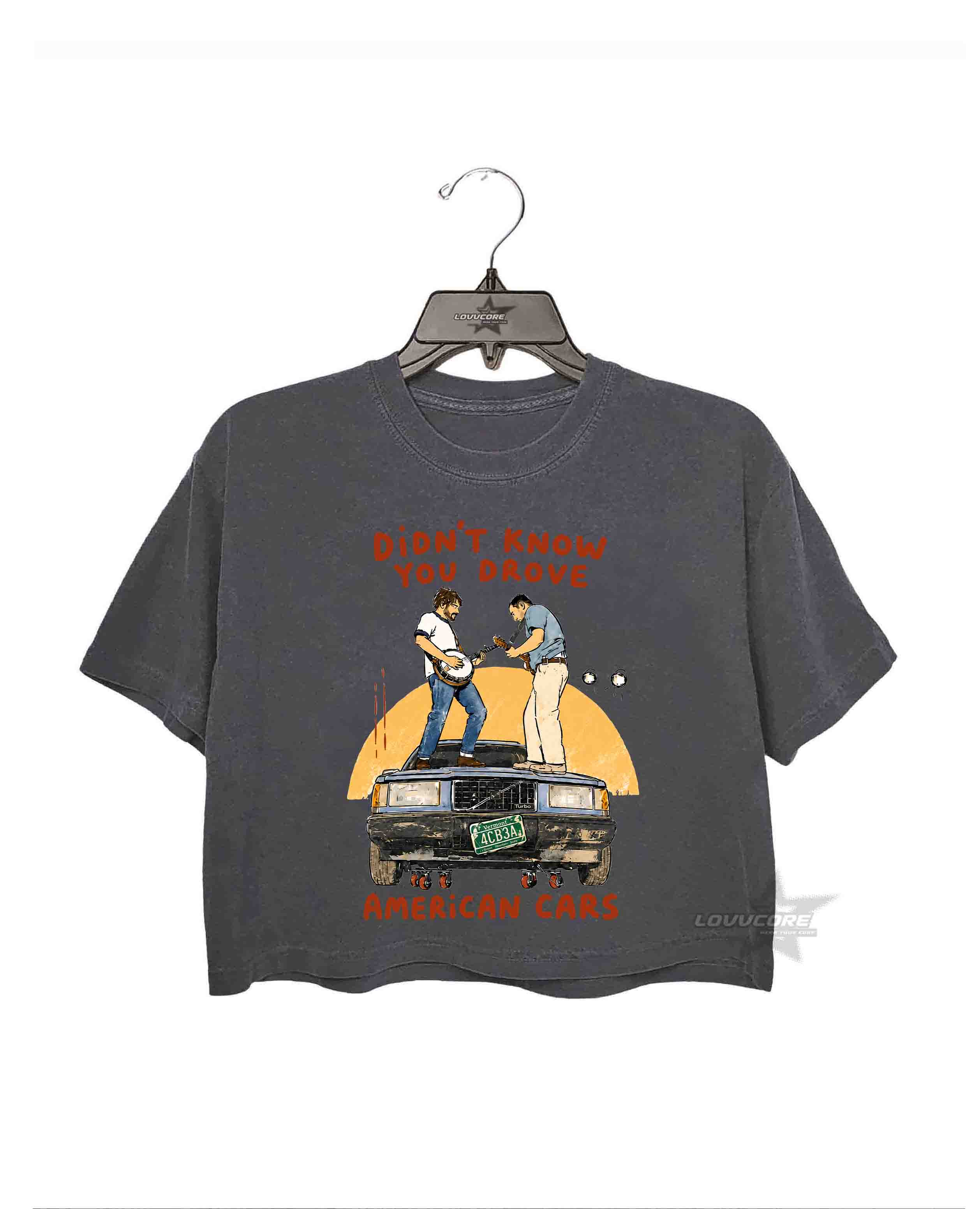 American Cars Vintage Crop Tee