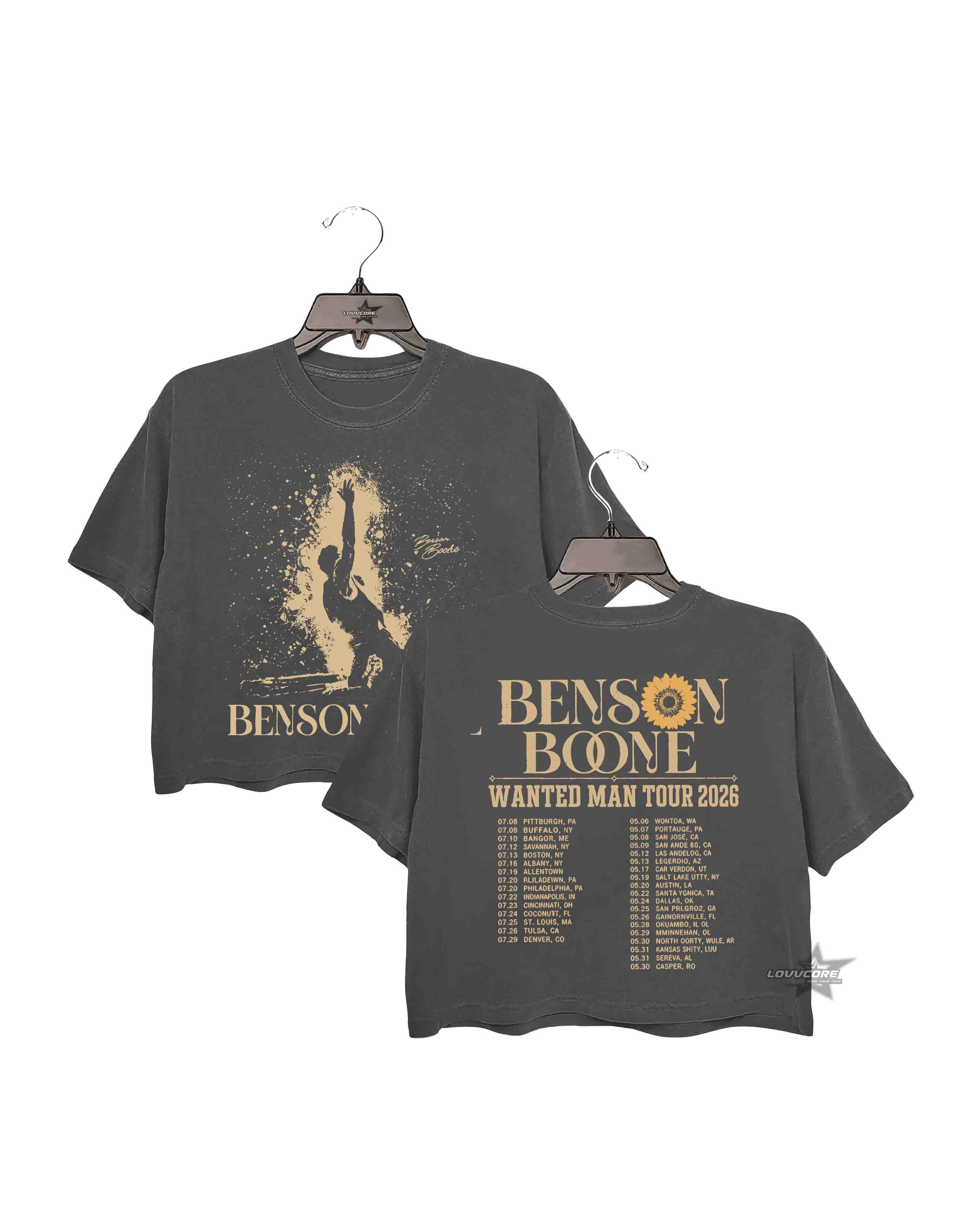 Benson WM 2026 Concert Crop Tee