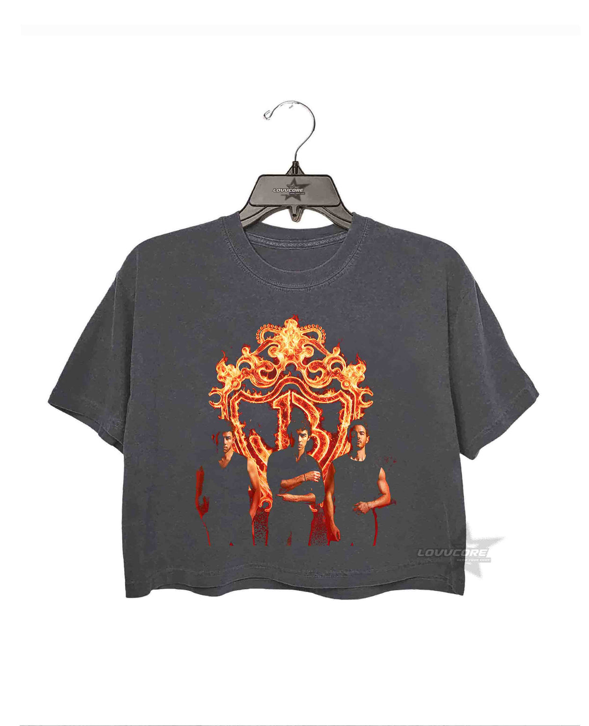 Jonas Brothers Burning Up Tour 2026 Crop Tee