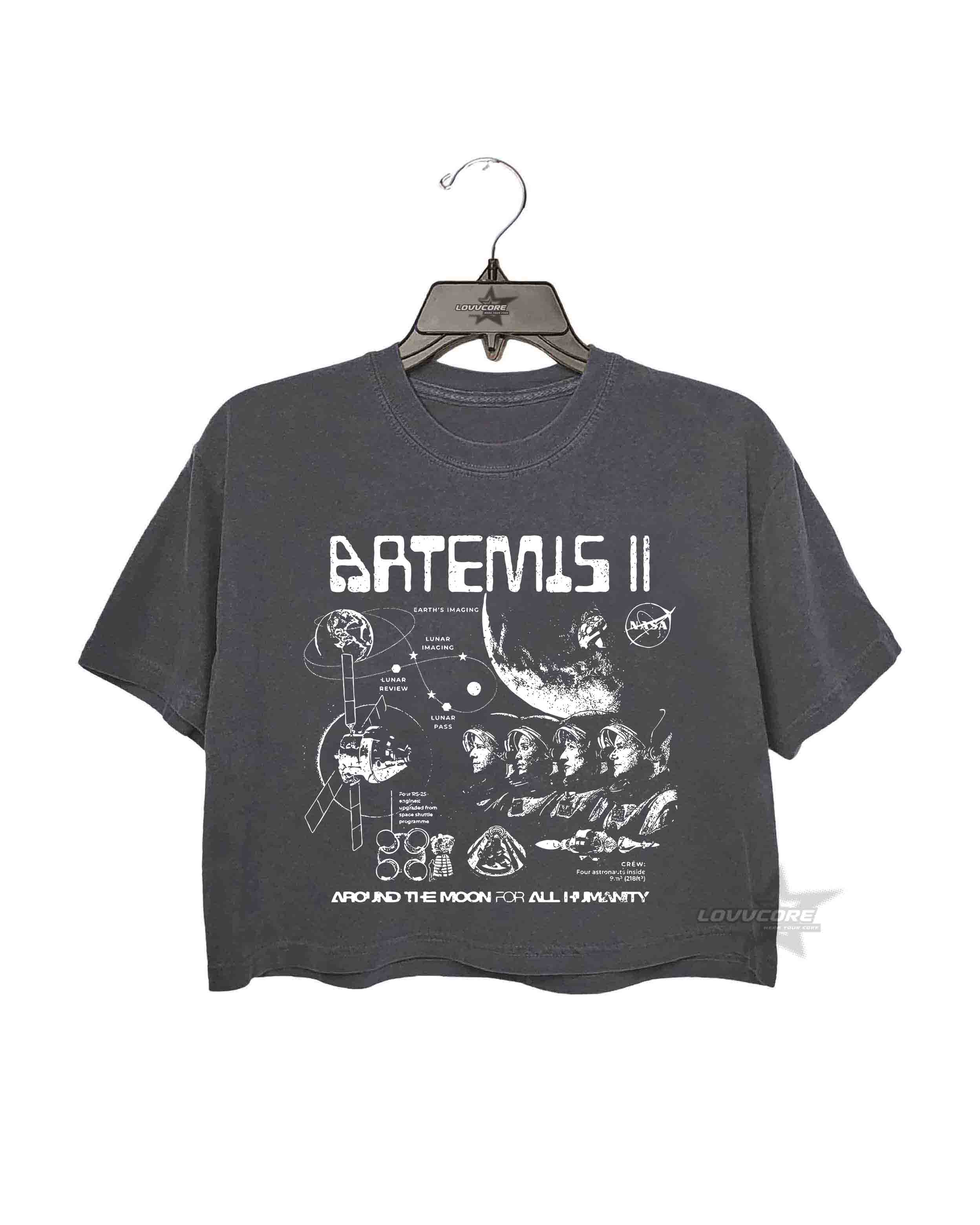 Artemis II NASA Mission Crop Tee